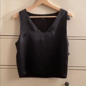 Silk BABATON black tank top
